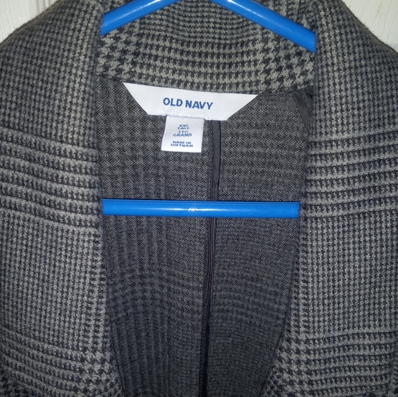 Old Navy Double Breasted Blazer with Tag XXL Grey - Picture 2 of 4